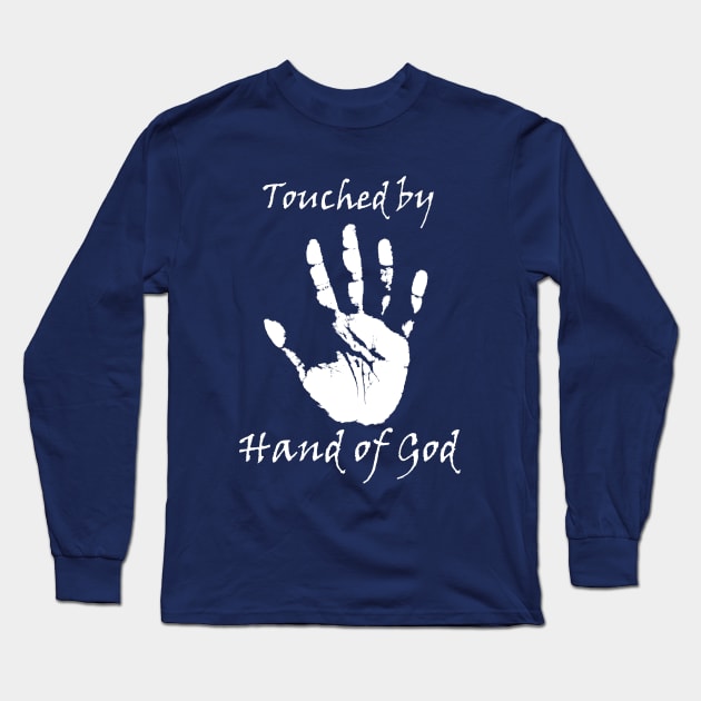 Touched by Hand of God Long Sleeve T-Shirt by MettaArtUK